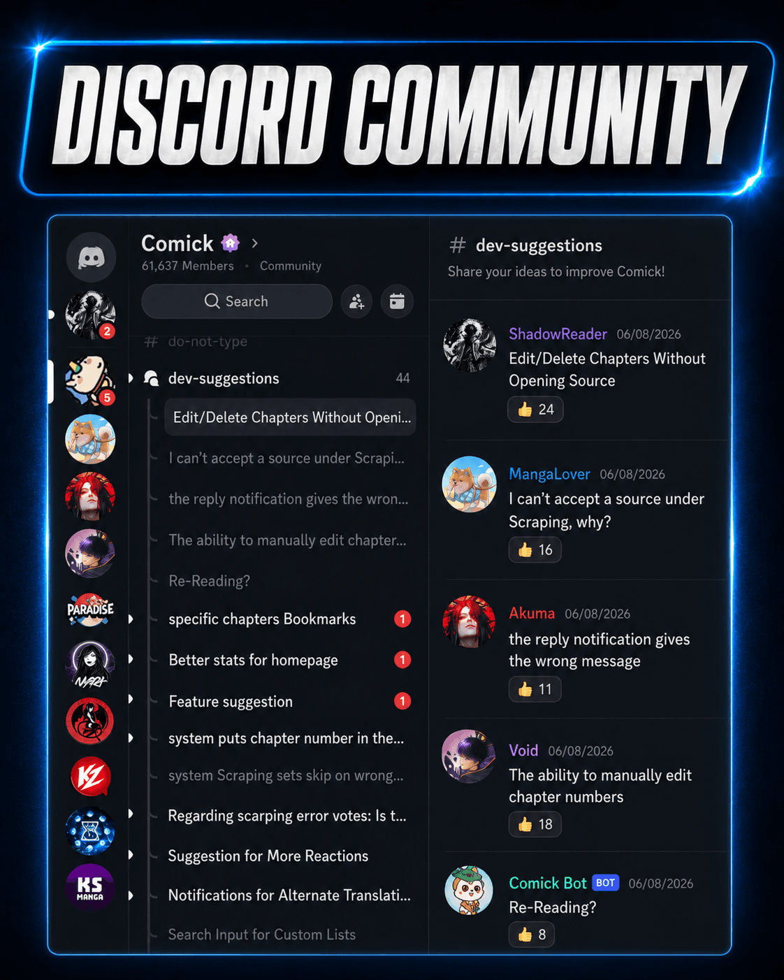 The Comick Discord community